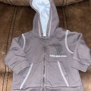Calvin Klein Jeans Gray Kids Hoodie